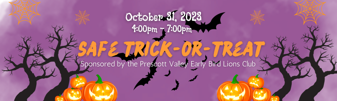 Safe Trick-or-Treat Event - Oct 31st  4-7pm