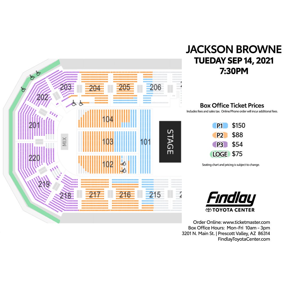 Jackson Browne Findlay Toyota Center
