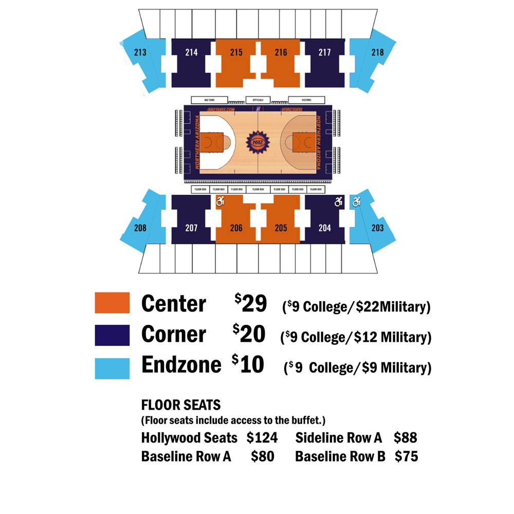 Suns Tickets Seating Chart