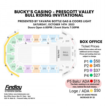 Bucky's Casino Prescott Valley Bull Riding Invitational