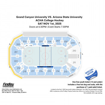 GCU vs ASU ACHA Hockey