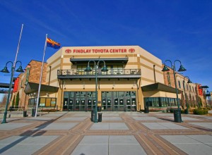 Exterior or the Findlay Toyota Center viewed from street.